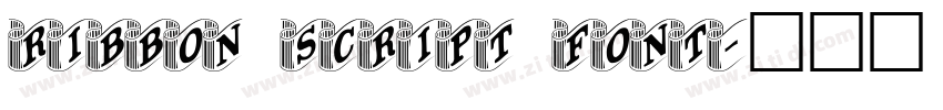 ribbon script font字体转换